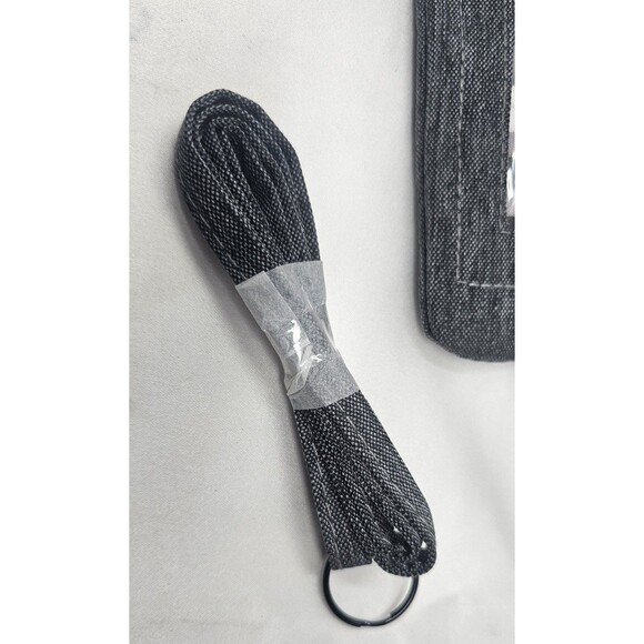 Geckobrands Zipper ID & Card Case Wallet With Lanyard - GRAY - NWT - Picture 7 of 7